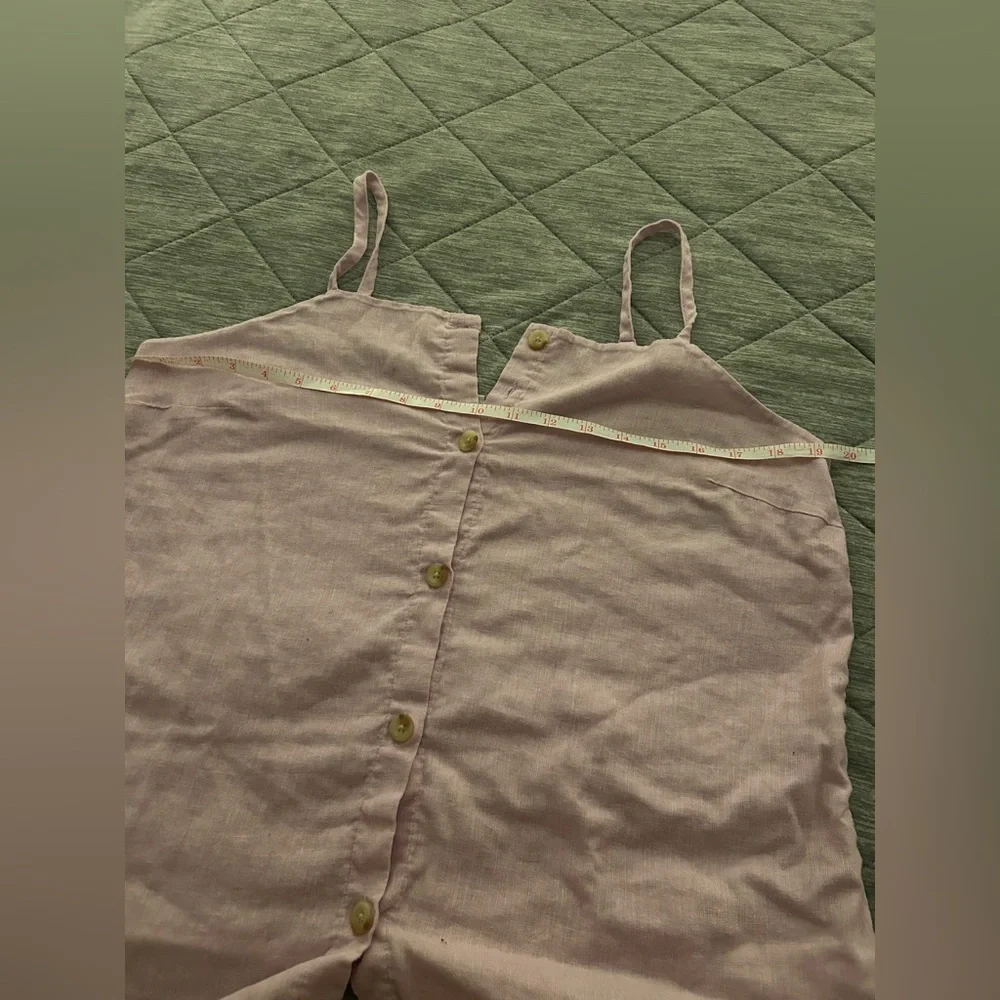 Old Navy Linen Blend Button Down Tank Top - Picture 9 of 10